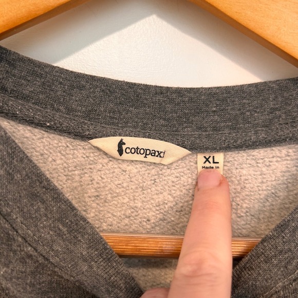 Cotopaxi Do Good Crewneck Sweatshirt Mens XL Organic Cotton Pullover Outdoors - Picture 3 of 8